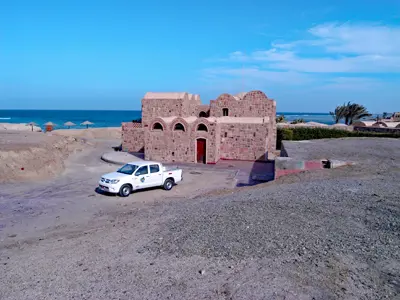 Dive center in El Quadim Bay in El Quseir